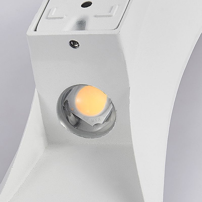 Moderne Aluminium Wandleuchten im Freien 2-Licht-Wandmontage für Garten