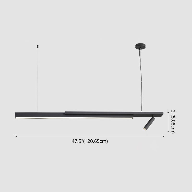 Accesorios de iluminación de lámpara de iluminación lineal de metal lineal lámpara de iluminación moderna