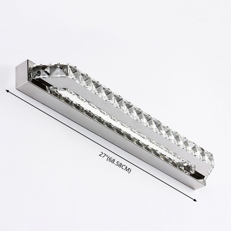 Bathroom Decoration Vanity Sconce Light Crystal Shade Wall Mounted Vanity Lights for Mirror Cabinet