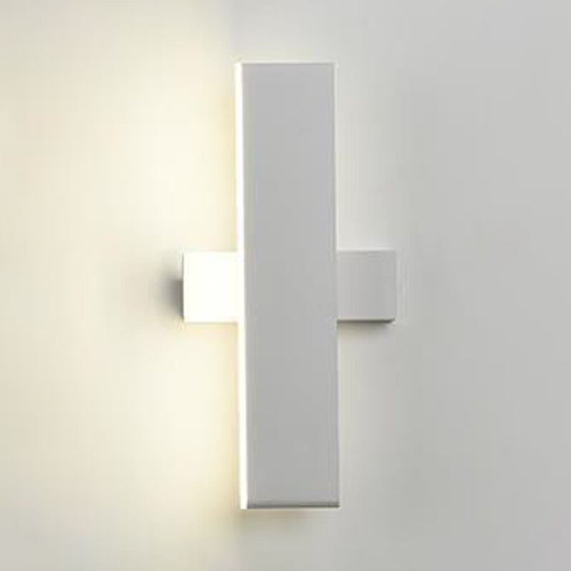 Single Black/White Modern Wall Mounted Sconce LED Wall Light for Living Room