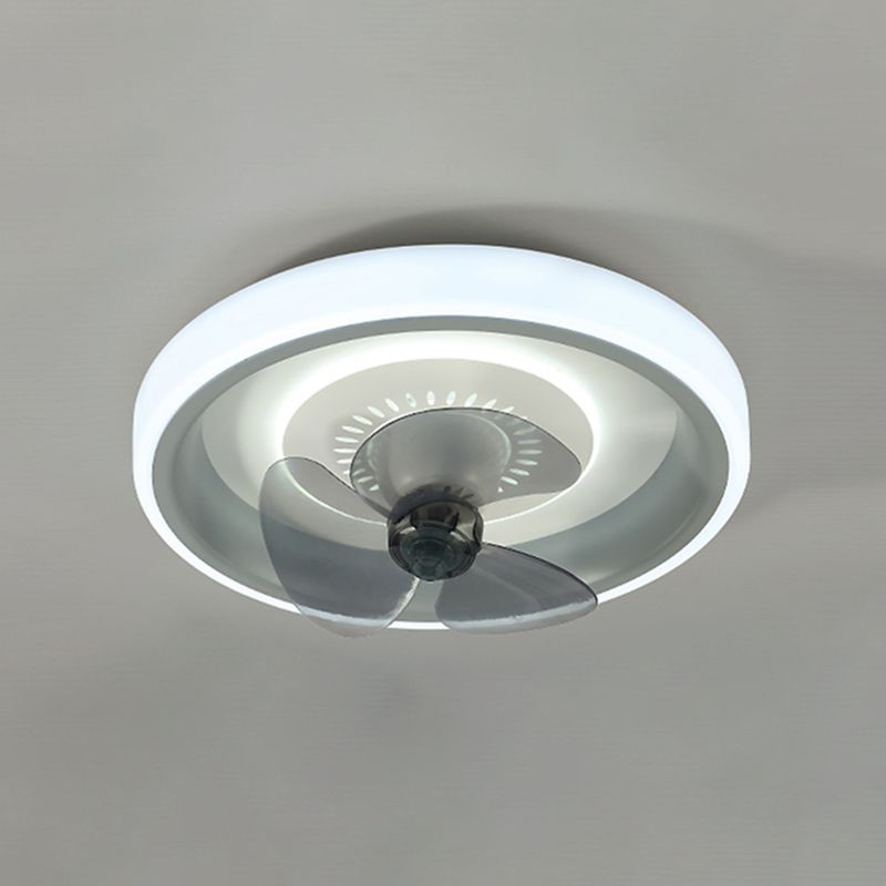 Modern Style Ceiling Fan Lamp Metal 2 Light Ceiling Fan Lighting for Bedroom