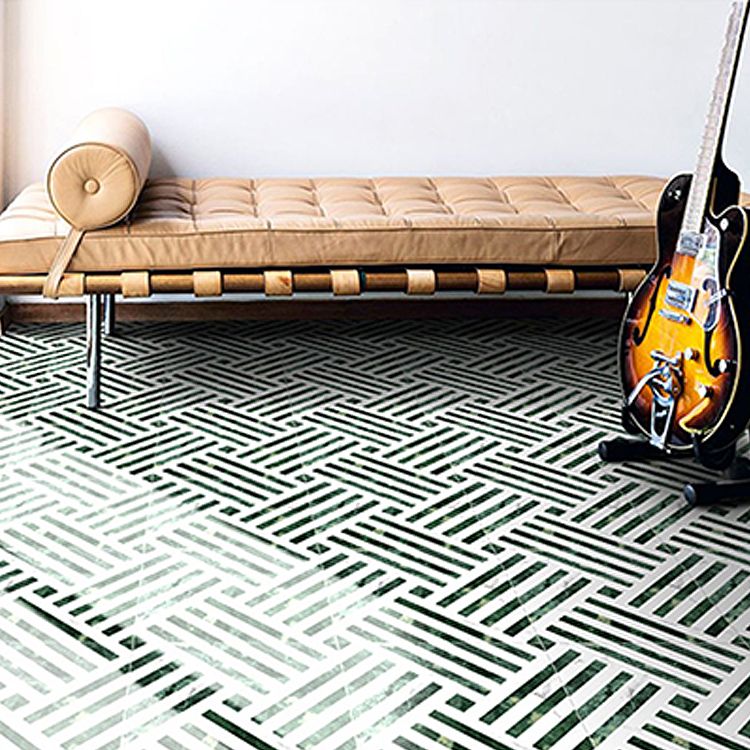 Modern Style Floor Tile Square Straight Edge Waterproof Floor Tile