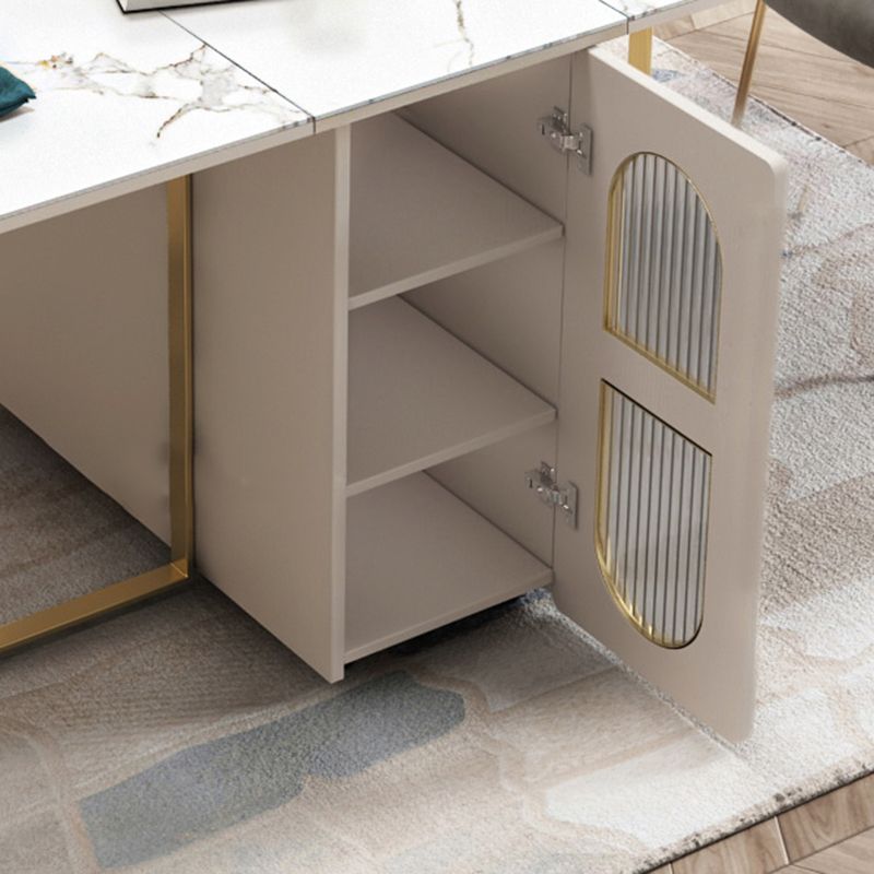 1/3/5/7 Pieces Modern Sintered Stone Multi Purpose Folding Dining Set for Home