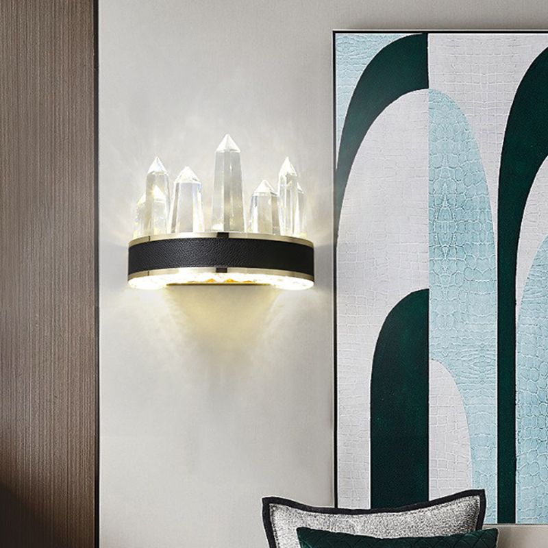 Mont mural en forme de glaçon noir