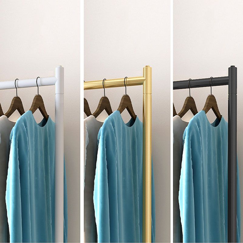 Contemporary Coat Rack Solid Color Metal Clothes Hanger for Bedroom