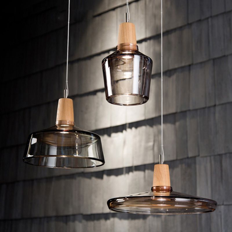 Bowl Pendant Lighting Industrial Ceiling Lights Glass 1 Light Pendant Lights