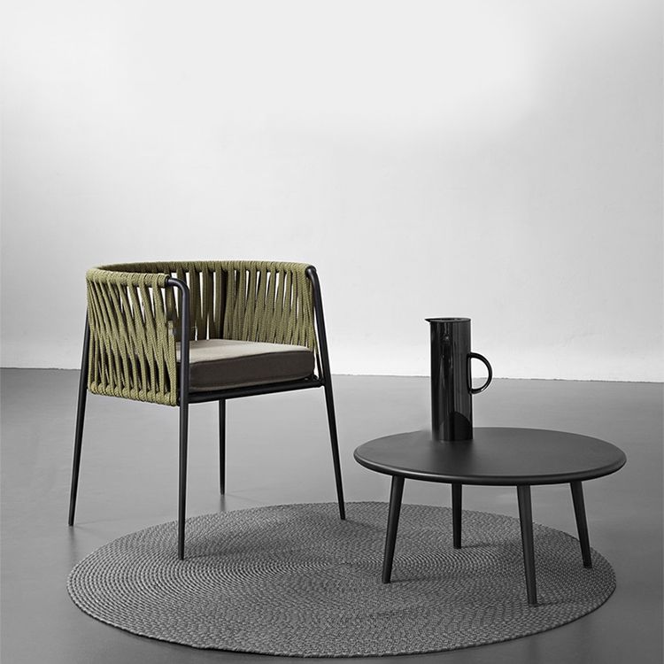 Matte Finish Rattan Dining Set 1/2/3 Pcs Boho Dining Table Set