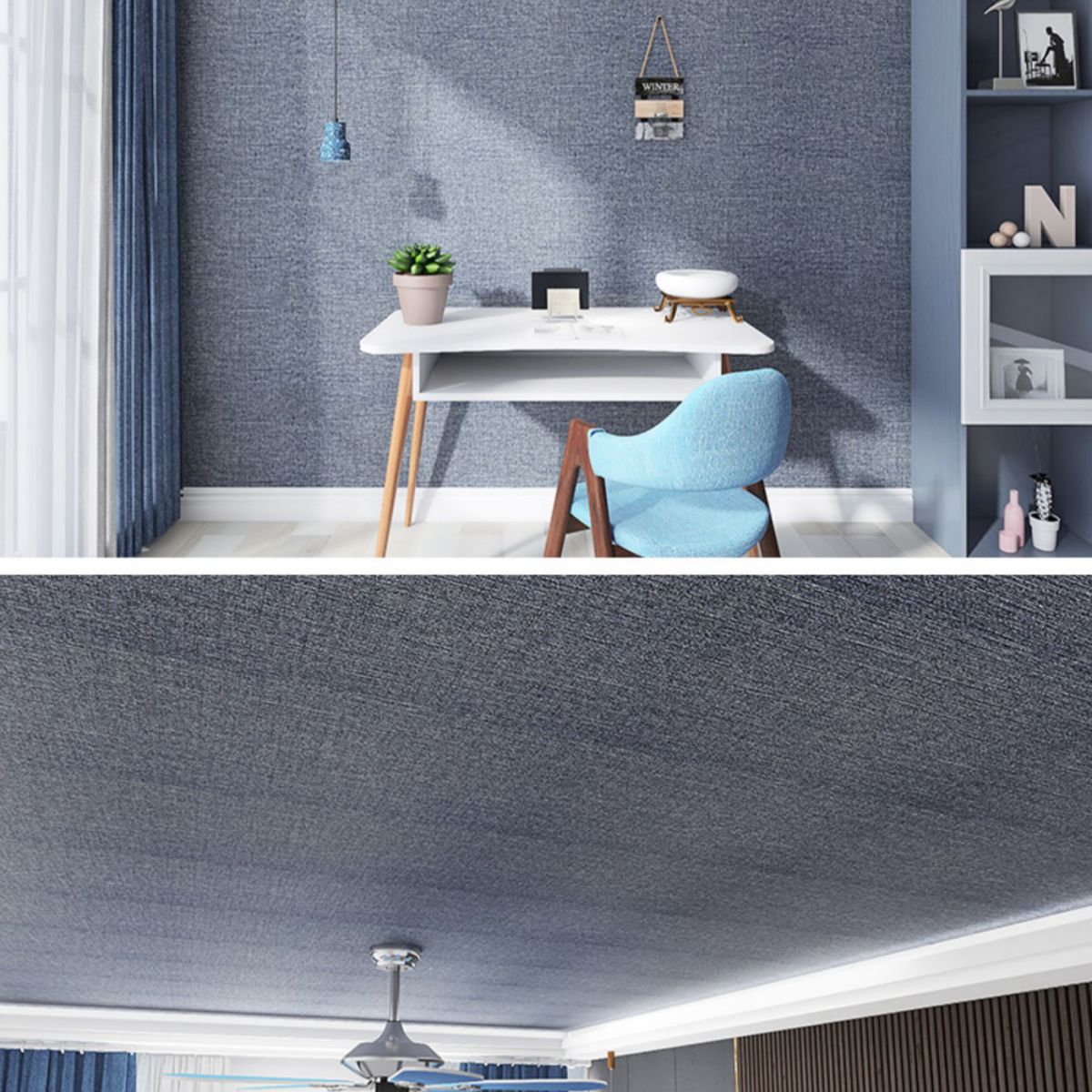 Modern Tin Backsplash Paneling Texture Flax Roll Wall Ceiling Plank