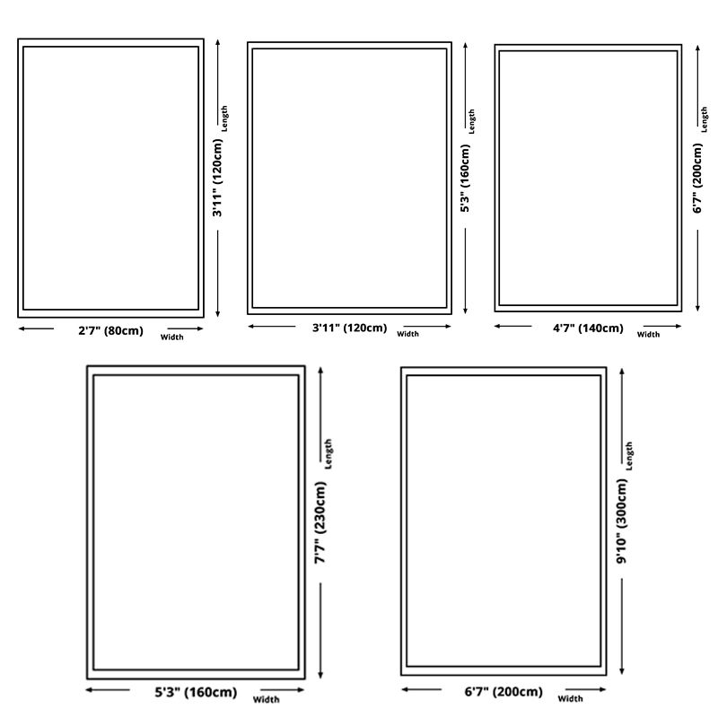 Apricot Tone Home Decoration Carpet Simplicity Color Block Printed Area Rug Polyester with Non-Slip Backing Rug