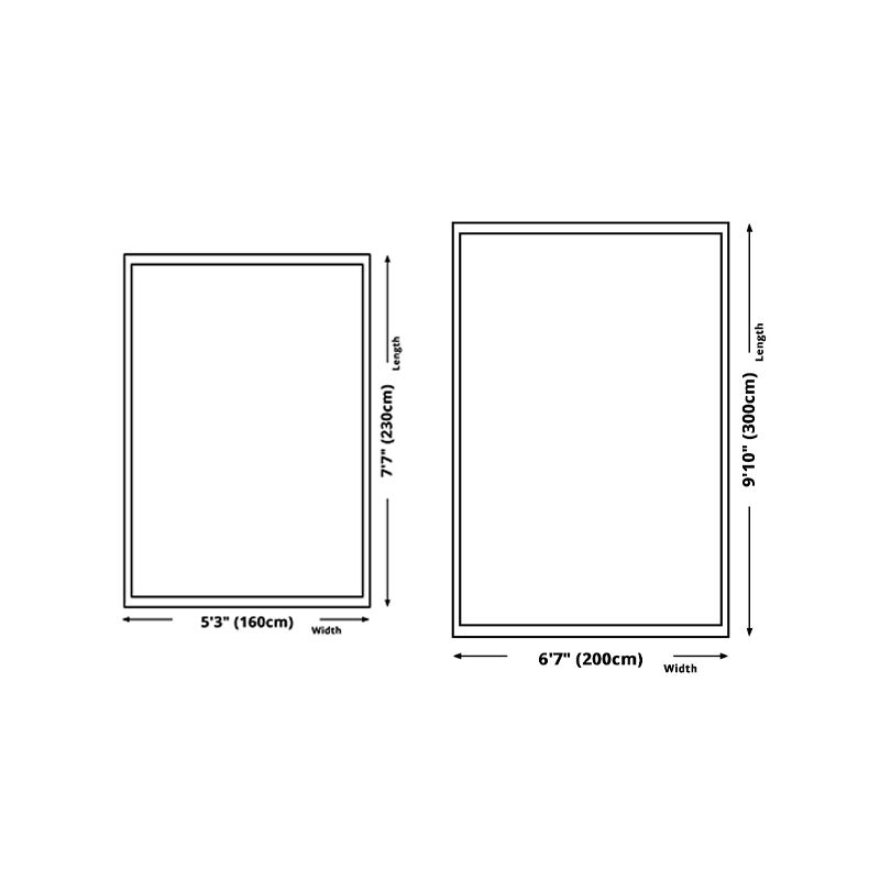 Colours Casual Rug Polyester Modern Rug Non-Slip Backing Rug for Home Decor