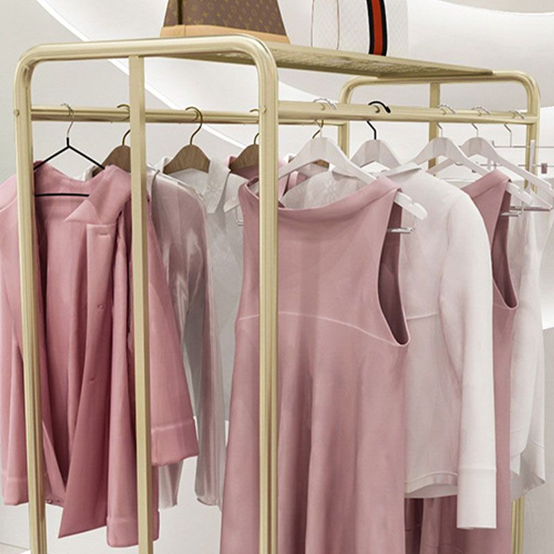 Simple Clothes Hanger Solid Color Metal Coat Rack for Living Room