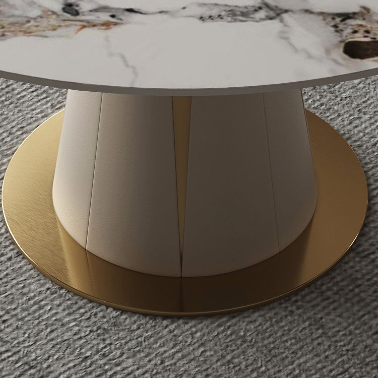 Kitchen Stone Round Dining Table Dining Room Pedestal Dinner Table