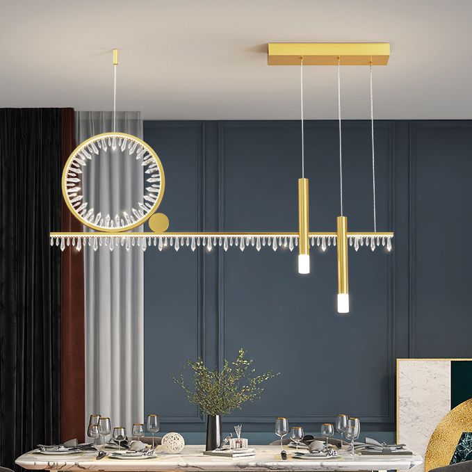 Modernism 4-Light Kitchen Island Lighting LED Island Pendant Lighting
