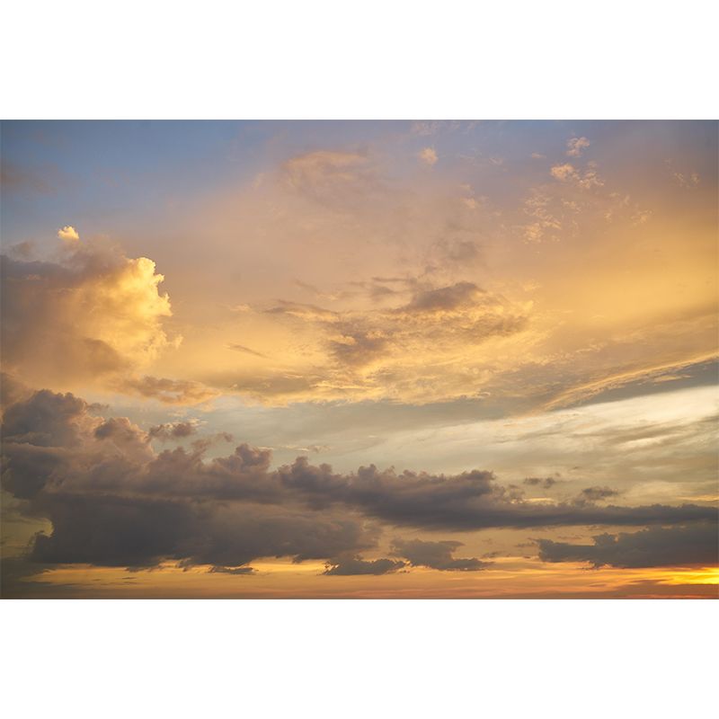 Customized Sky Landscapes Mural Wallpaper Horizontal Photography Wall Decor