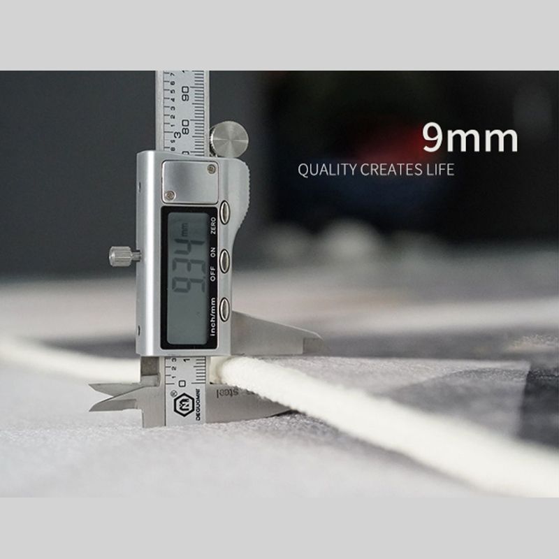 Apricot Tone Simple Area Rug Polyester Irregular Stripe Carpet Non-Slip Backing Rug for Home Decor