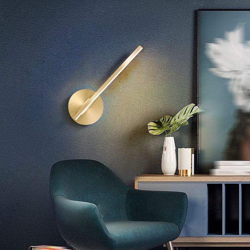 Modern Style Linear Wall Sconces Metal Multi Lights LED Light Fixture