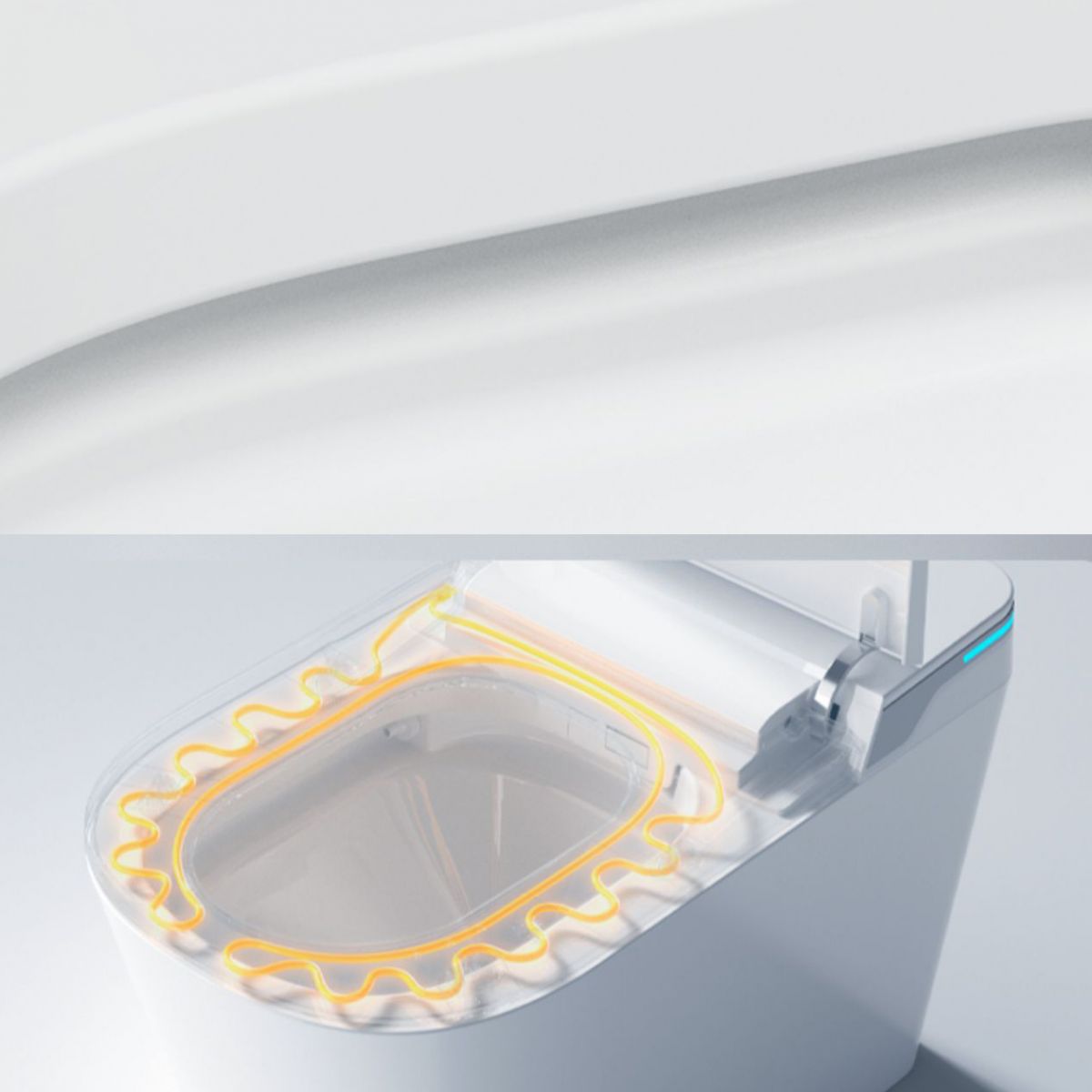 Modern Toilet Bowl One Piece Toilet Floor Mounted Porcelain Toilet