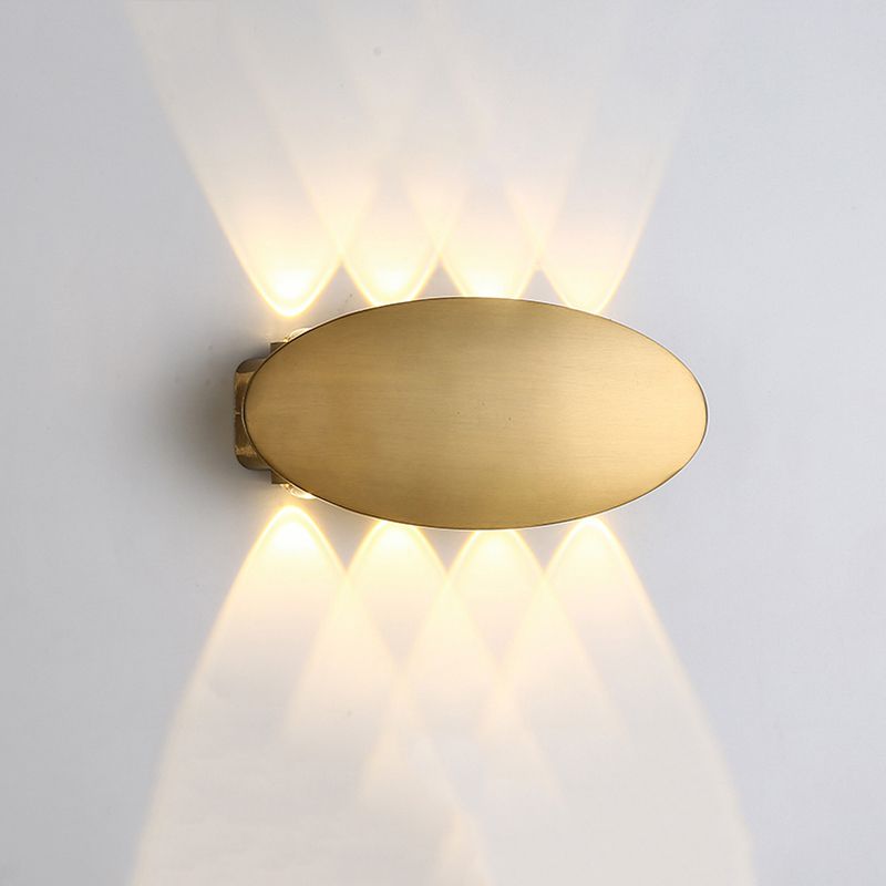 Modern Luxury Style Gold Geometric Wall Sconces Metal Wall Lighting Fixtures