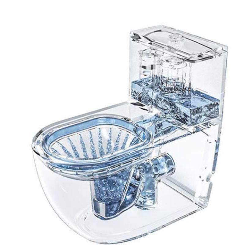 Modern One Piece Flush Toilet Seat Included Urine Toilet for Bathroom
