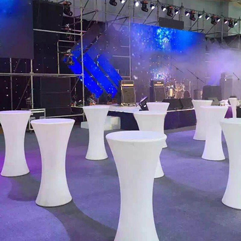 Polyethylene Geometric Table Industrial Style Commercial Bar Table