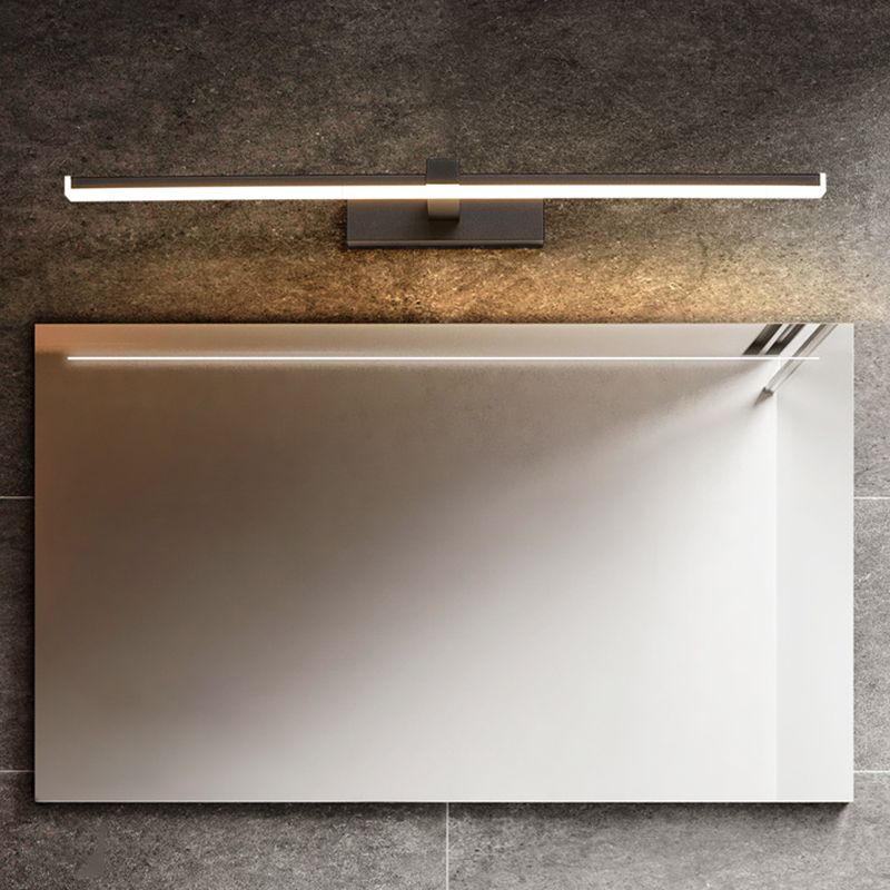 Luci da parete di vanità lineari Vintage Modern Simplicity Simplicity Plastica Prontone per bagno