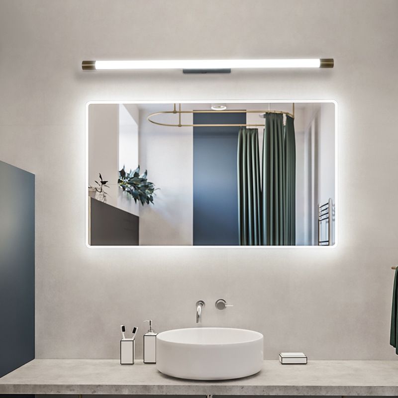 Gold Linear LED Wall Lamp in Modern Concise Style Aluminium Wall Light with Acrylic Shade