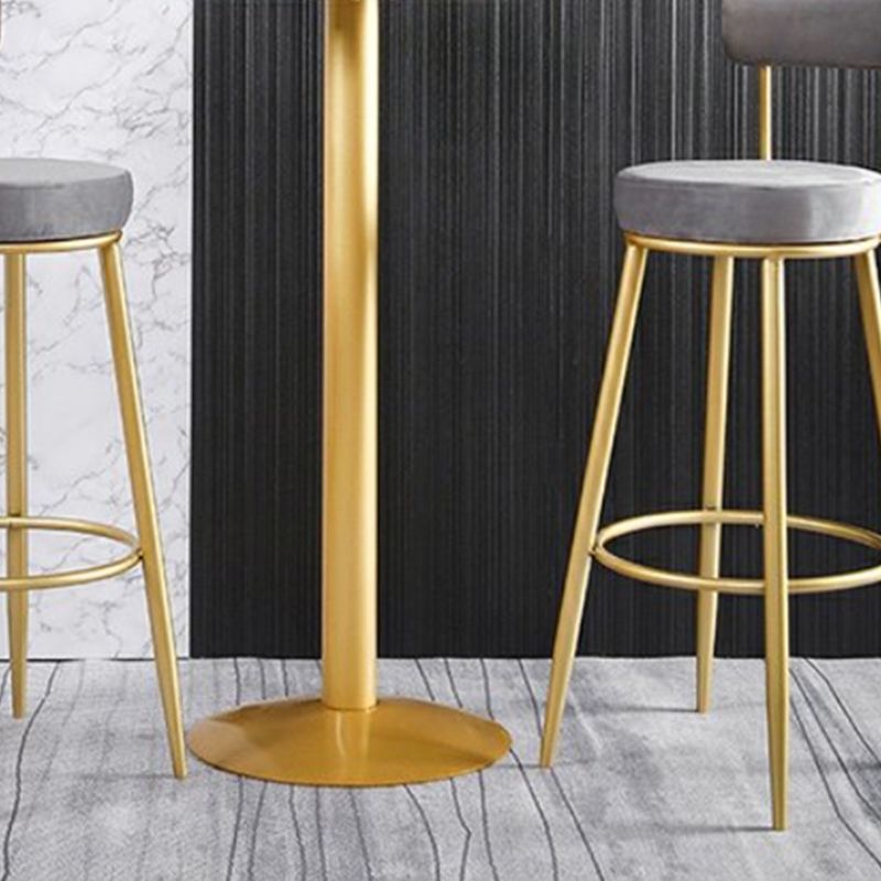 Glam Stone Bar Table Set 1/2/3 Pieces Round Counter Table for Indoor