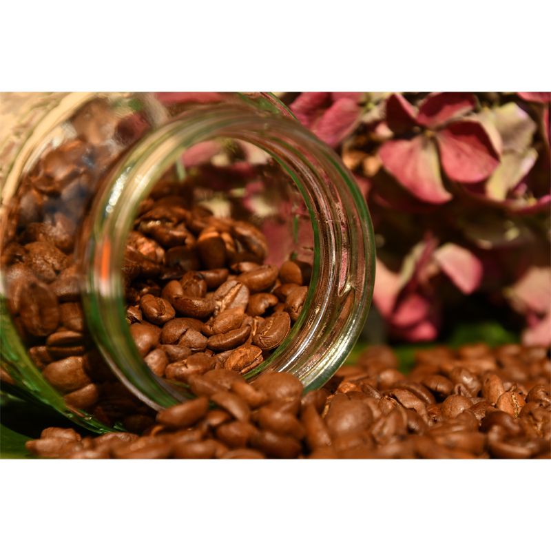 Roasted Coffee Beans Mural Wallpaper for Coffee Shop Wall Decor, Made to Measure