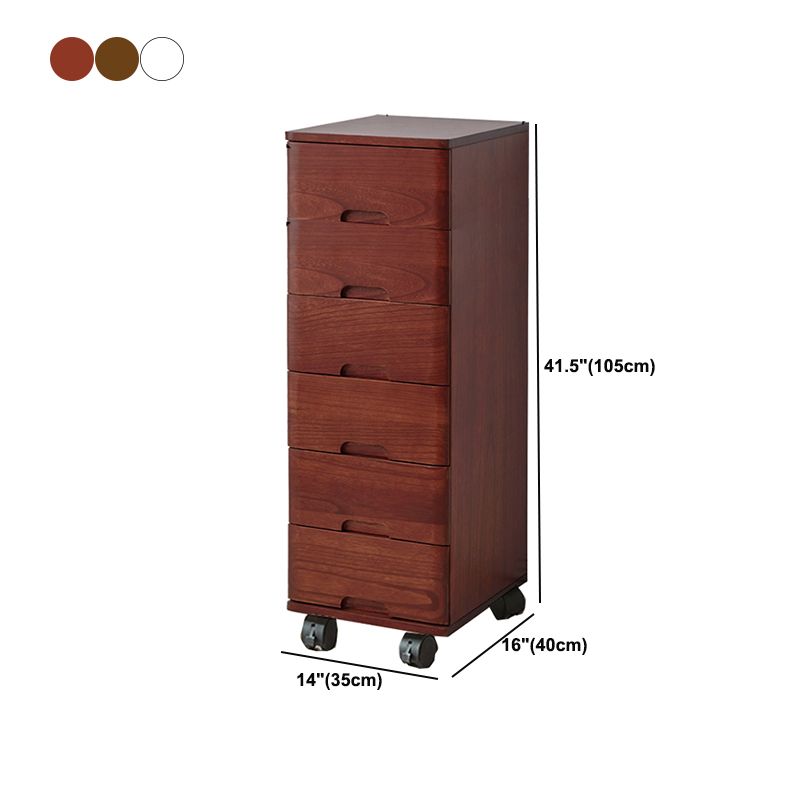 Modern Standard Accent Chest Wooden Chest with Soft Close Drawers