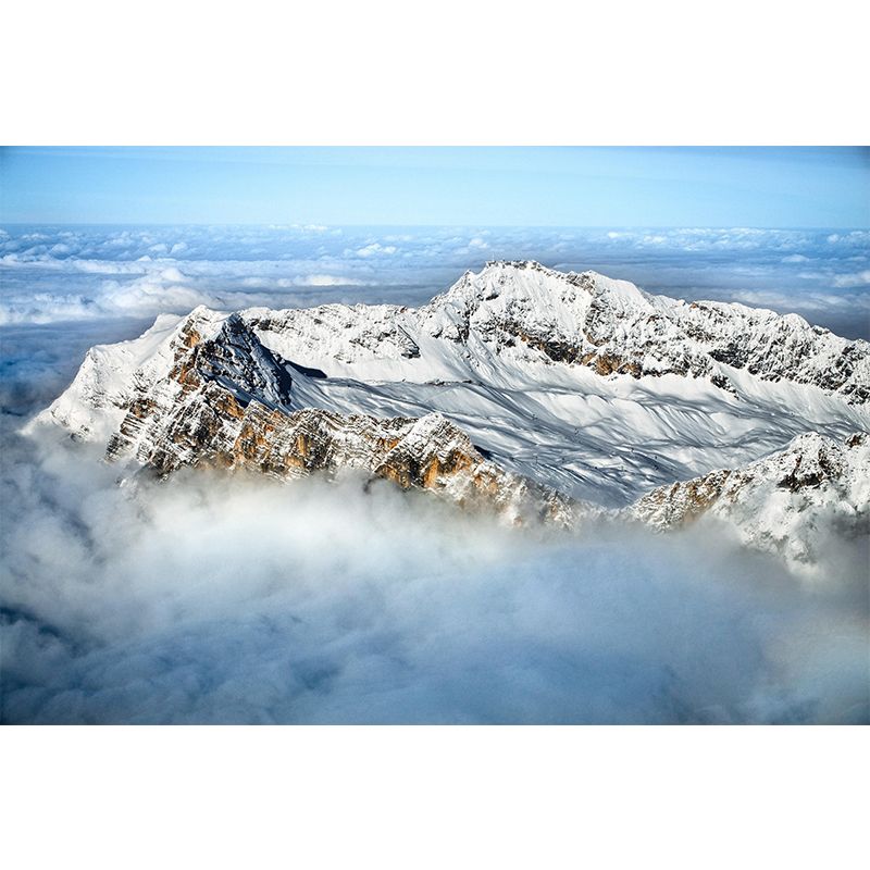 Magnificent Mountain View Mural Wallpaper Mildew Resistant for Bedroom Decor