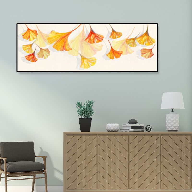 Textured Still Life Drawing Wall Art Canvas Nordic Style Wall Decor for Living Room