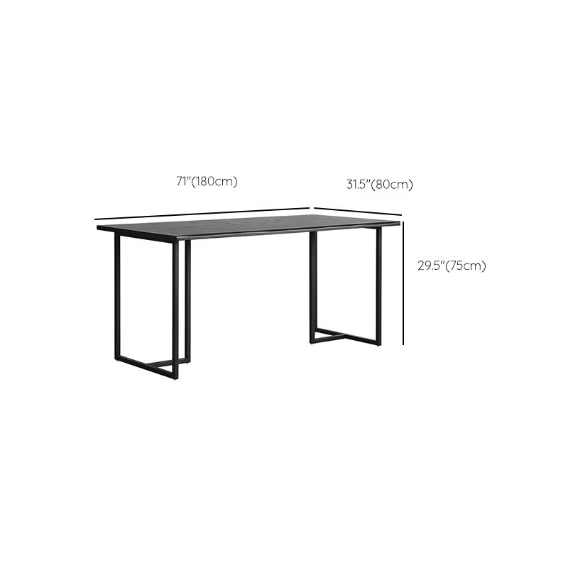 Modern 1/2 Pieces Dining Set Rectangle Wood Dining Table for Dining Room