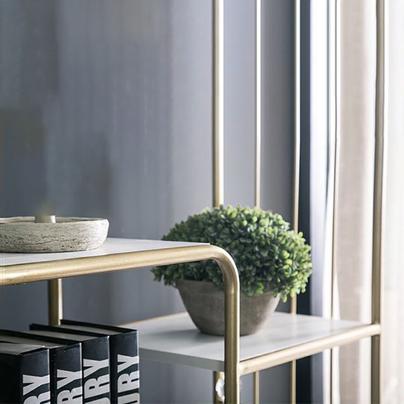 Modern Metal Bookshelf Etagere Open Shelf Bookcase with Shelves