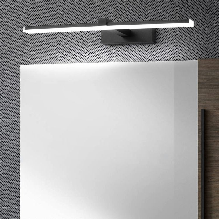 Luci da parete di vanità lineari Vintage Modern Simplicity Simplicity Plastica Prontone per bagno