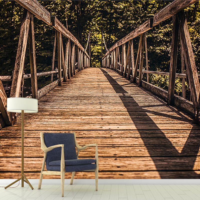 Environment Friendly Mural Wallpaper Industrial Style Space Extension Mural for Home