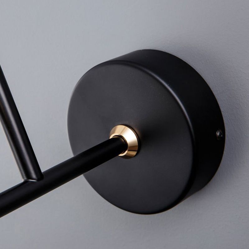 Modern 1/2-Light Wall Mounted Sconce Metal Unique Wall Light