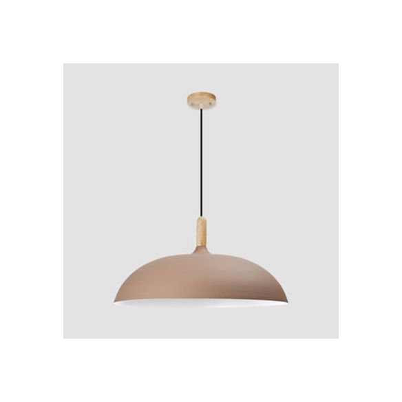 CONTENCIÓN SUSPENSIÓN SAUCER LIGE LACER 1 Lámpara de aluminio claro de aluminio/café/blanco para el hotel de restaurantes