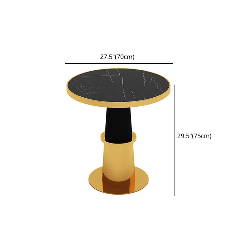 Glam 1/4/5 Pieces Dining Set Gold Base and Stone Top Table Kitchen Set for Dining Room