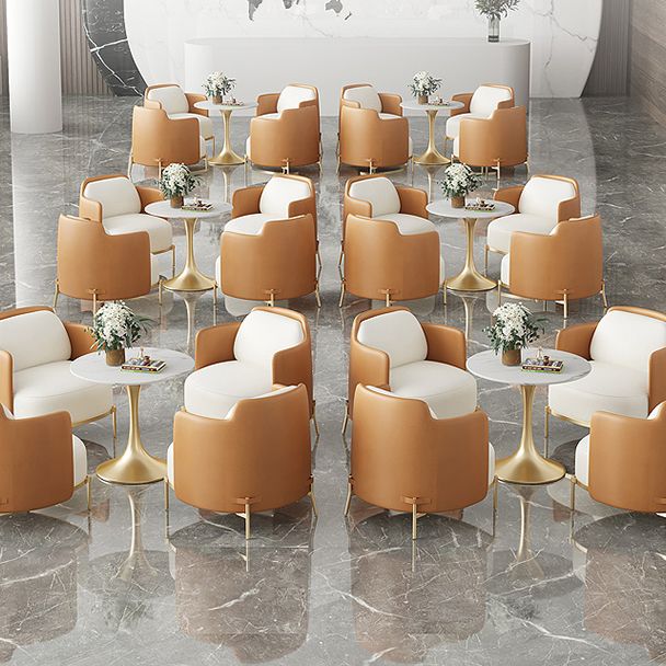 Modern Style Dining Table Tulip Sintered Stone Table for Dining Room