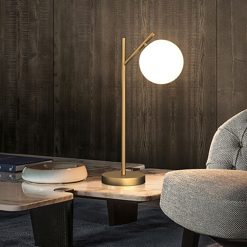 1-Licht globaler Tischlampe Modernes Glas Tischlicht