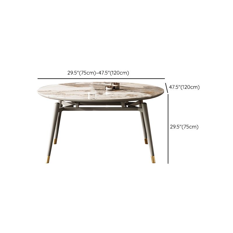 Dining Room Dinner Table Extendable 4 Legs Kitchen Dining Table