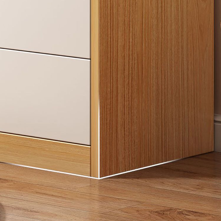 Standard Storage Cabinet Modern Wood Rectangle Side Cabinet with Drawers