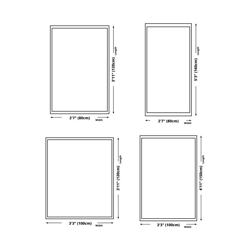 Minimalistisch vloerkleed Vrijvorderingsbasis Patroon Tapijten Polyester Stain Resistant Area Teken voor woonkamer