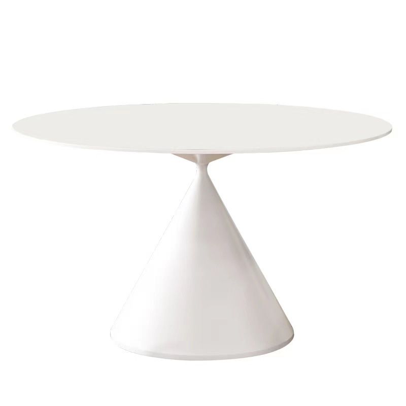 Modern Dining Round Table Sintered Stone Table with Metal Leg for Home