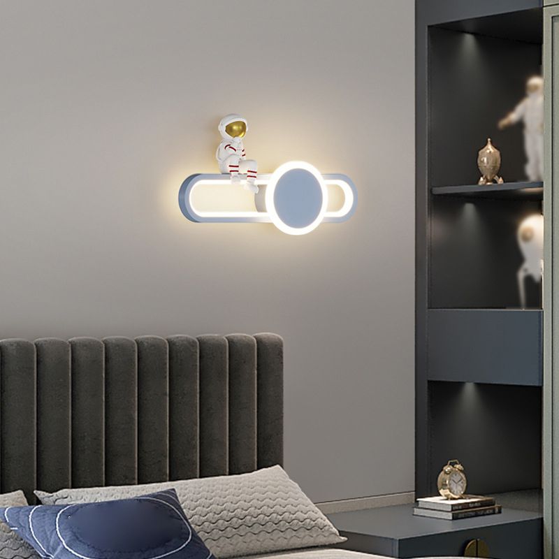 Nordic Metallic Wall Light Creative LED Wall Light Sconce for Kids' Room