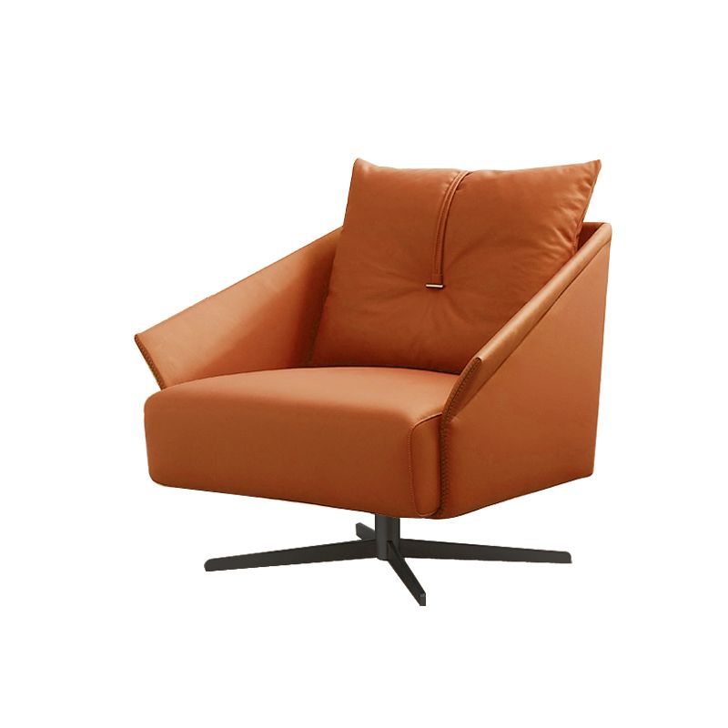 Faux Leather Chair 33" L x29.5"W x27.5"H Swivel Chair for Living Room