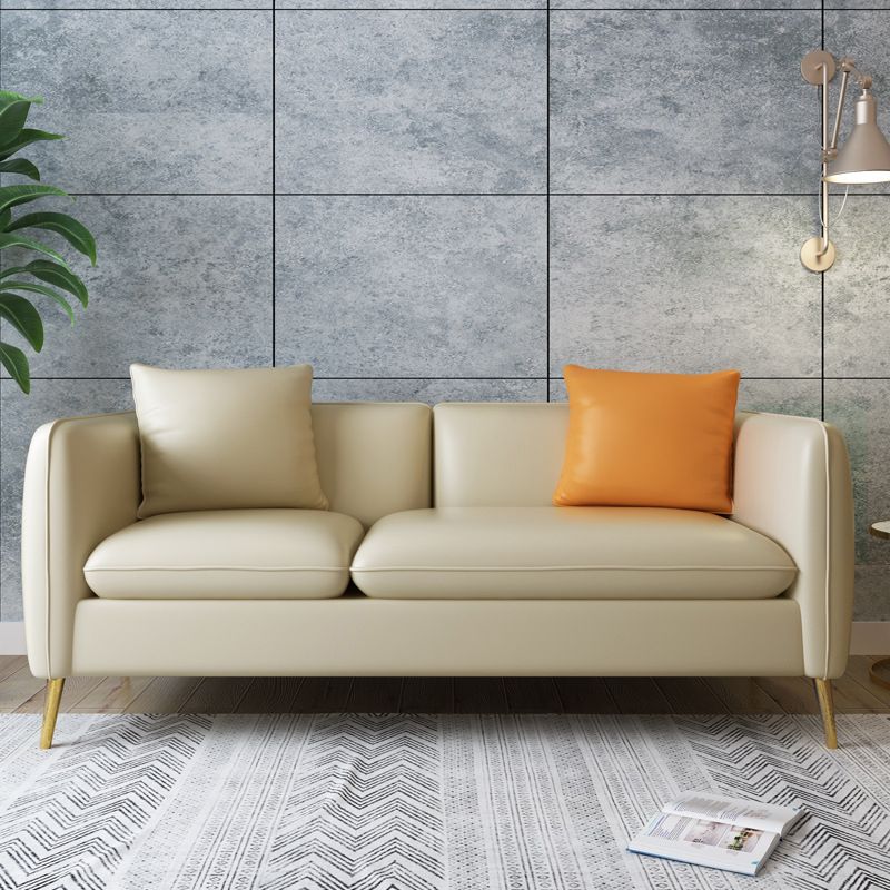 Contemporary Tuxedo Arm Sofa 30.31" Wide Standard Sofa for Living Room