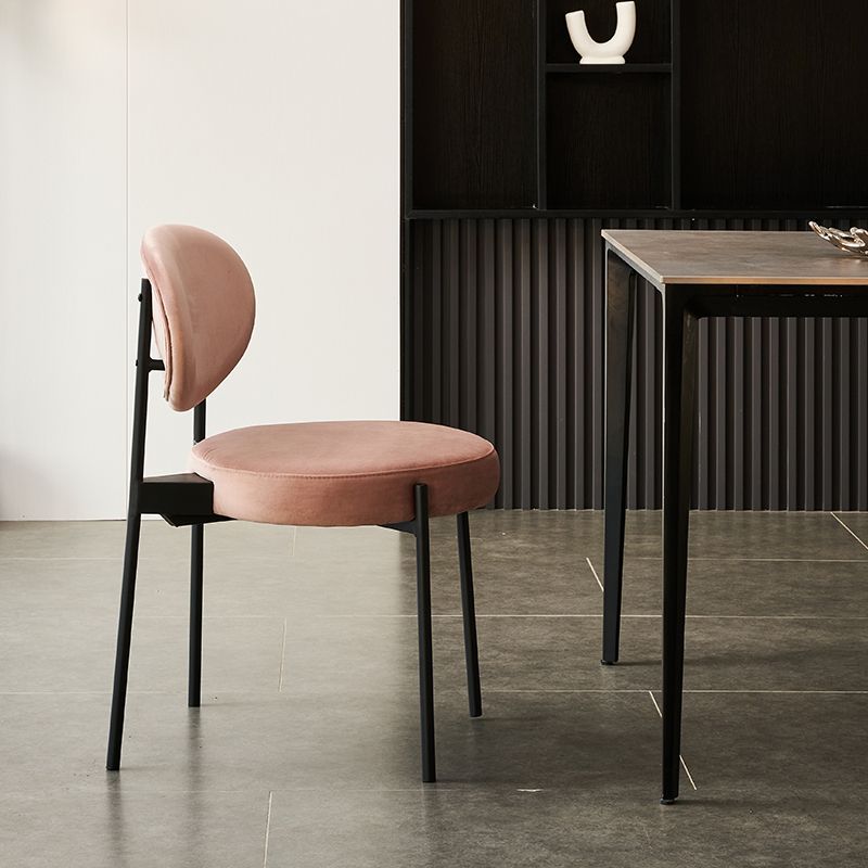 Modern Style Side Chair Open Back Dining Chair for Dining Room