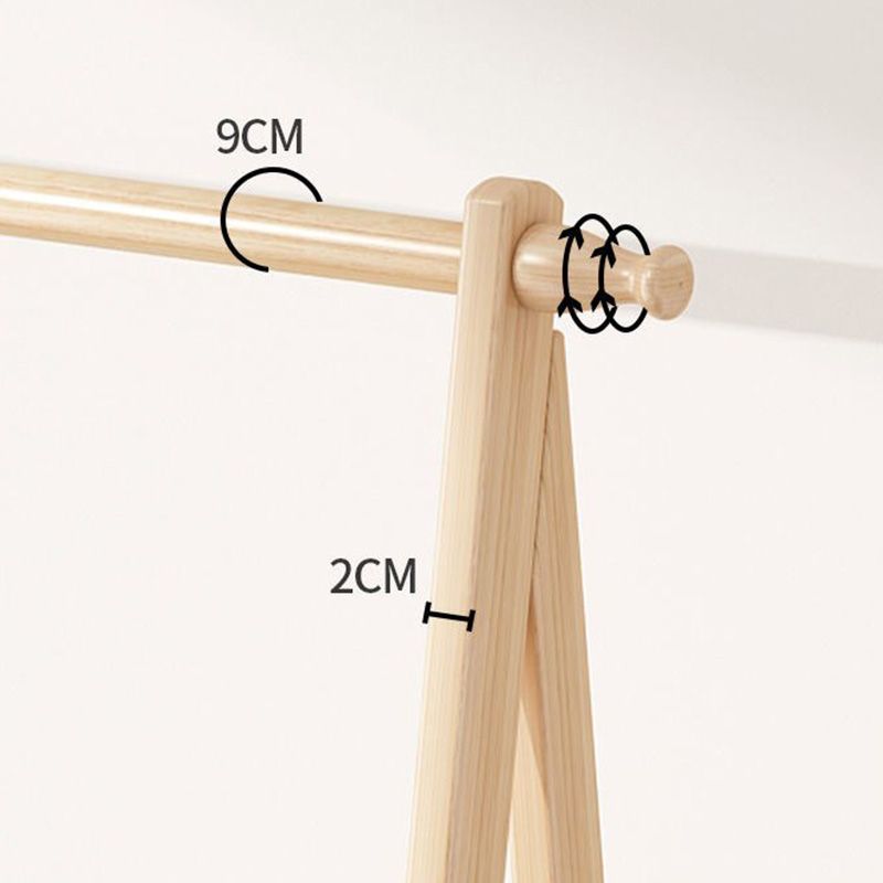 Wooden Open Wardrobe Modern Minimalist Bedroom Wardrobe Armoire