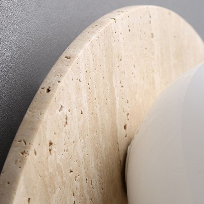 1 Light Geometric Wall Mounted Lamps Modern Stone Wall Mount Lamp